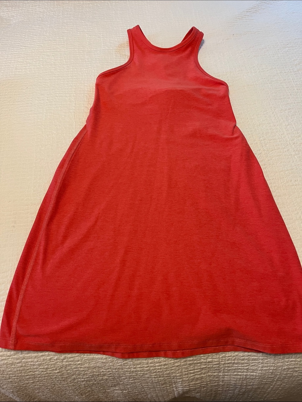 Beyond Yoga Red Sleeveless A-Line Dress